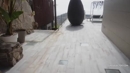 Оголила сиськи перед гостем и залезла на его стояк 1