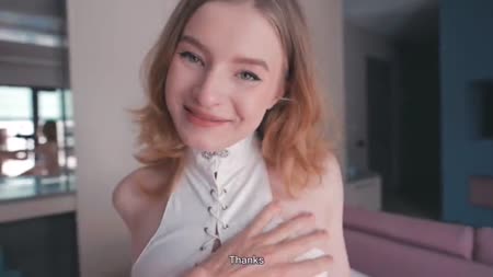 Рыженькая деваха согласилась поснимать порево за деньги 4